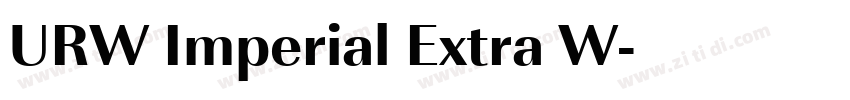 URW Imperial Extra W字体转换